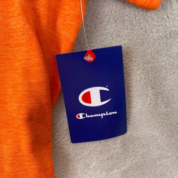NWT Champion Mens Polo Shirt Size 2XL Clemson Tigers Top Short Sleeve Orange - Picture 4 of 11